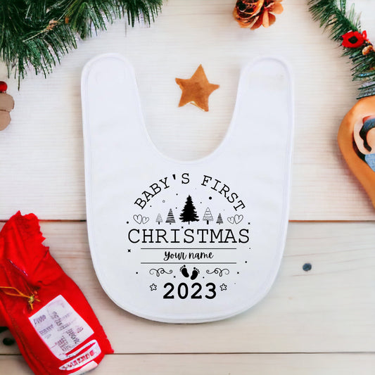 Baby’s First Christmas Bib